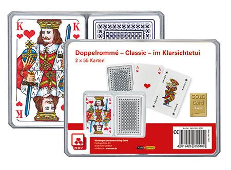 Doppelrommé - Classic im Klarsichtetui (2x55 Karten)