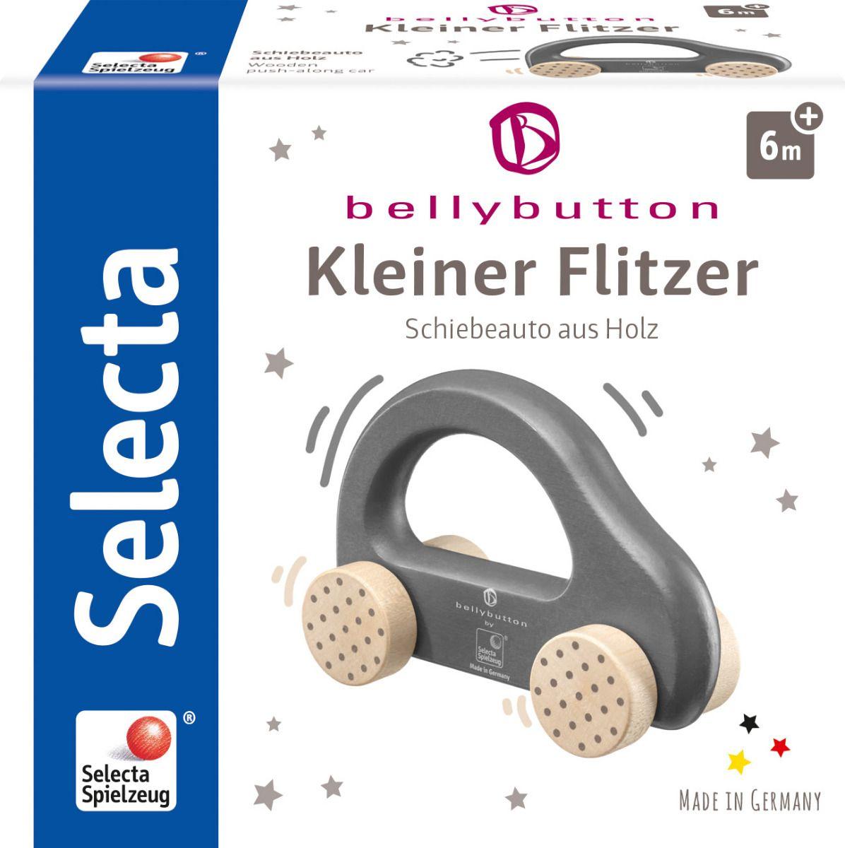 Selecta - Schiebeauto "Kleiner Flitzer" (grau)