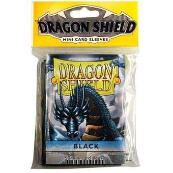 Dragon Shield - Mini Card Sleeves: Black (50)