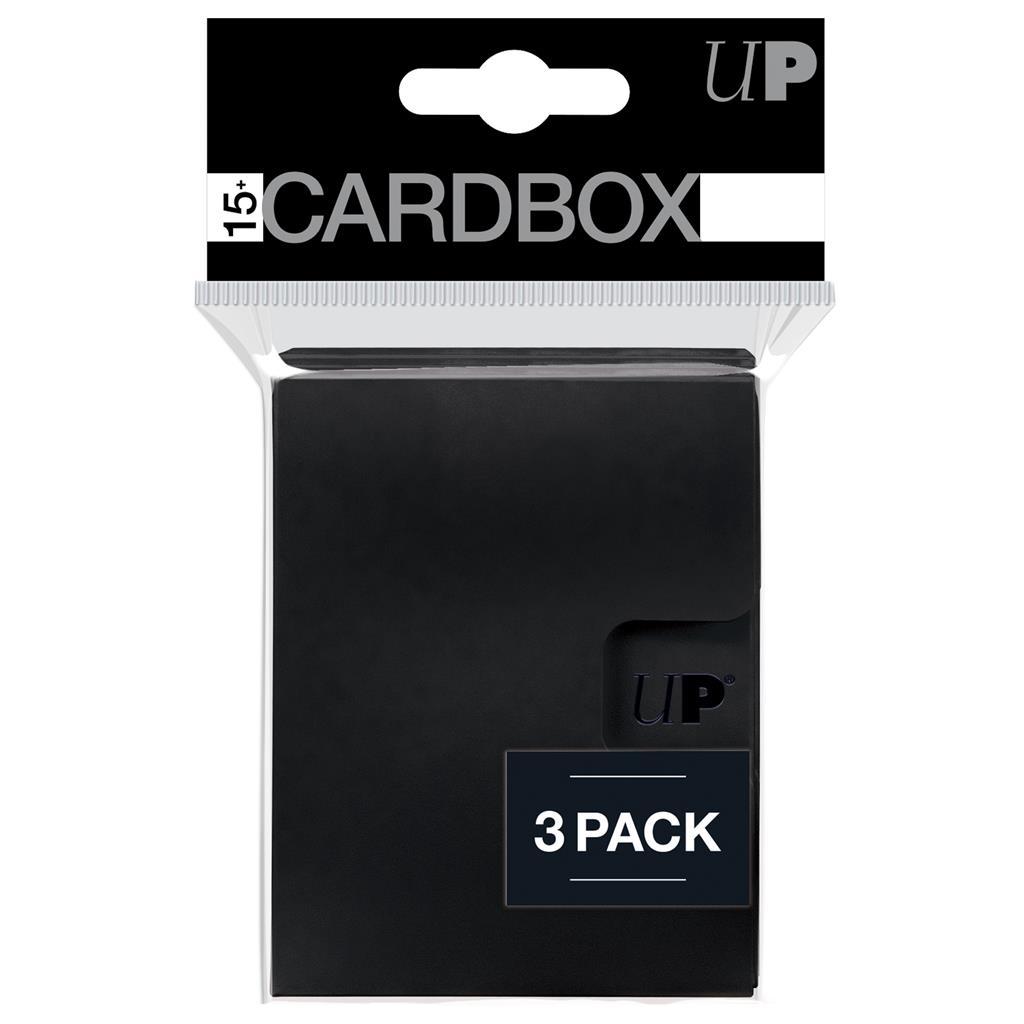 Ultra Pro - 15+ Cardbox 3 Pack, Black
