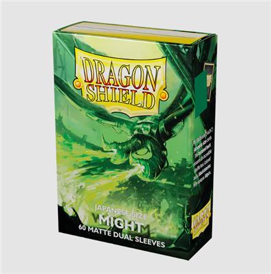 Dragon Shield - Card Sleeves: Might Dual Matte, Japanese Size (60 Sleeves)