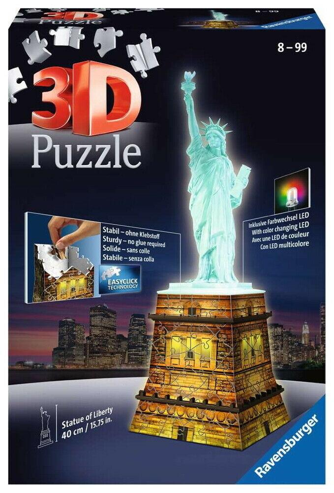 Ravensburger 3D Puzzle - Freiheitsstatue - 108 Teile