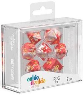 Oakie Doakie Dice - RPG Set Gemidice Red Sky (7)
