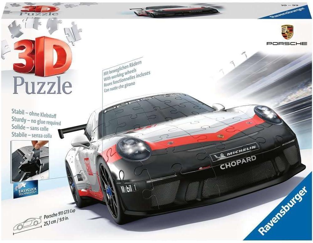 Ravensburger 3D Puzzle - Porsche 911 GT3 Cup - 136 Teile