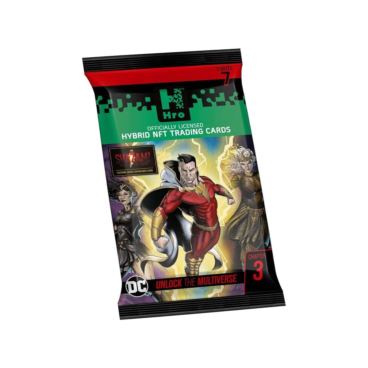 Hro DC Chapter 3 Shazam Fury Of The Gods NFT Trading Cards Booster