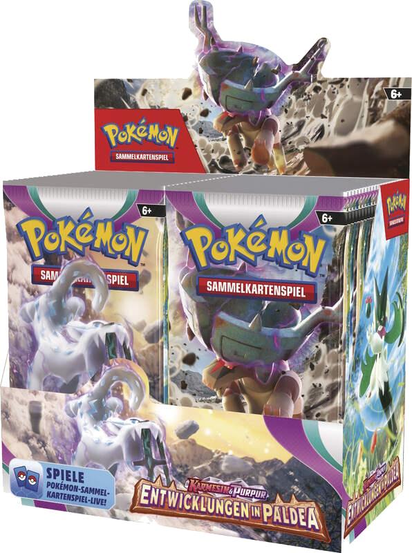 Pokémon - Booster Display: Karmesin & Purpur, Entwicklungen in Paldea