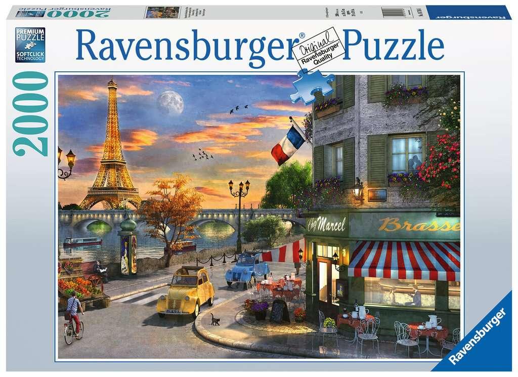 Ravensburger Puzzle - Romantische Abendstunde in Paris - 2000 Teile