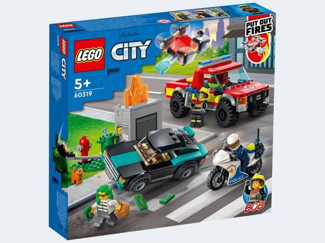 LEGO City 60319 - Löscheinsatz und Verfolgungsjagd