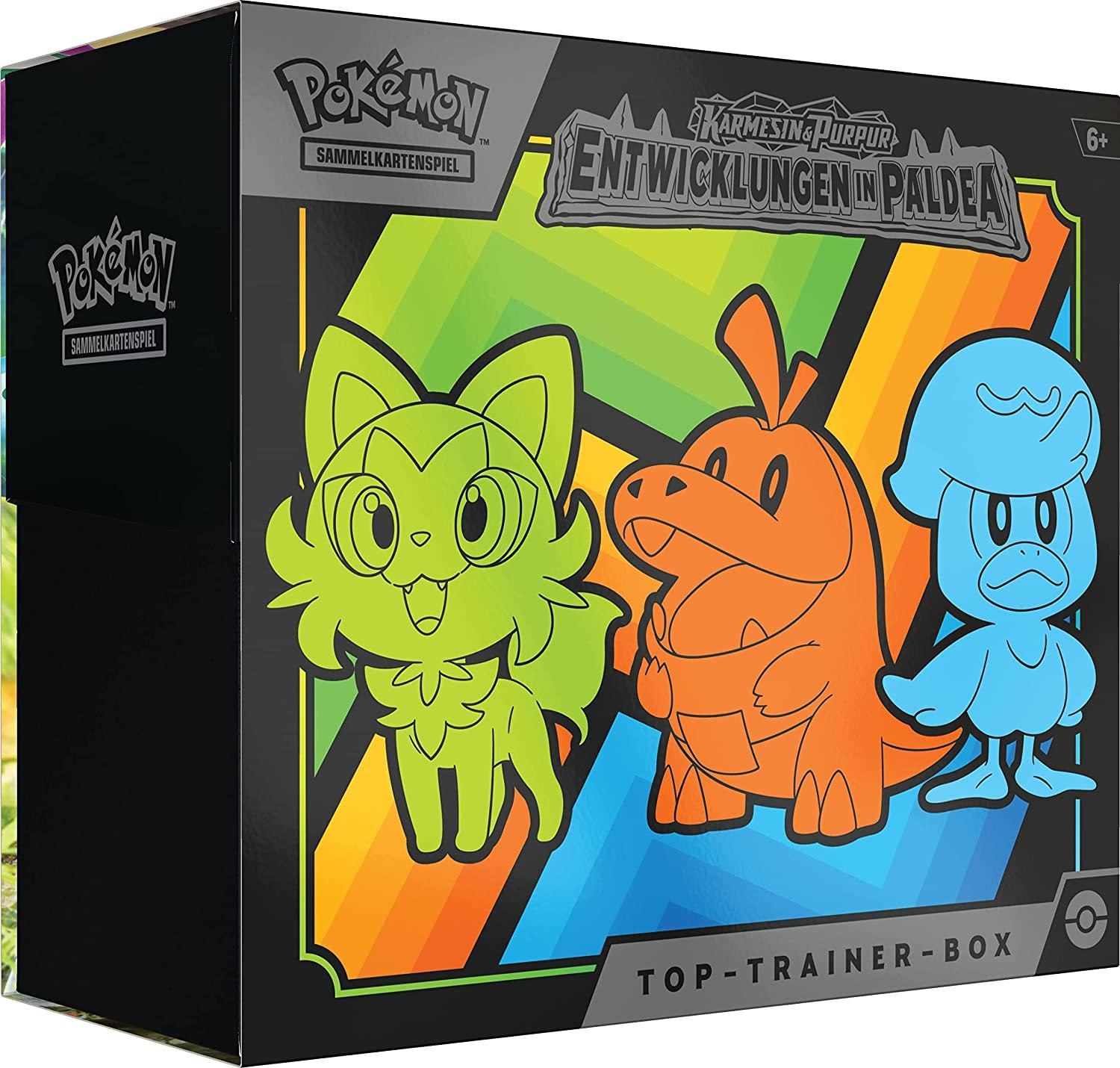 Pokémon - Top-Trainer-Box: Karmesin & Purpur - Entwicklungen in Paldea