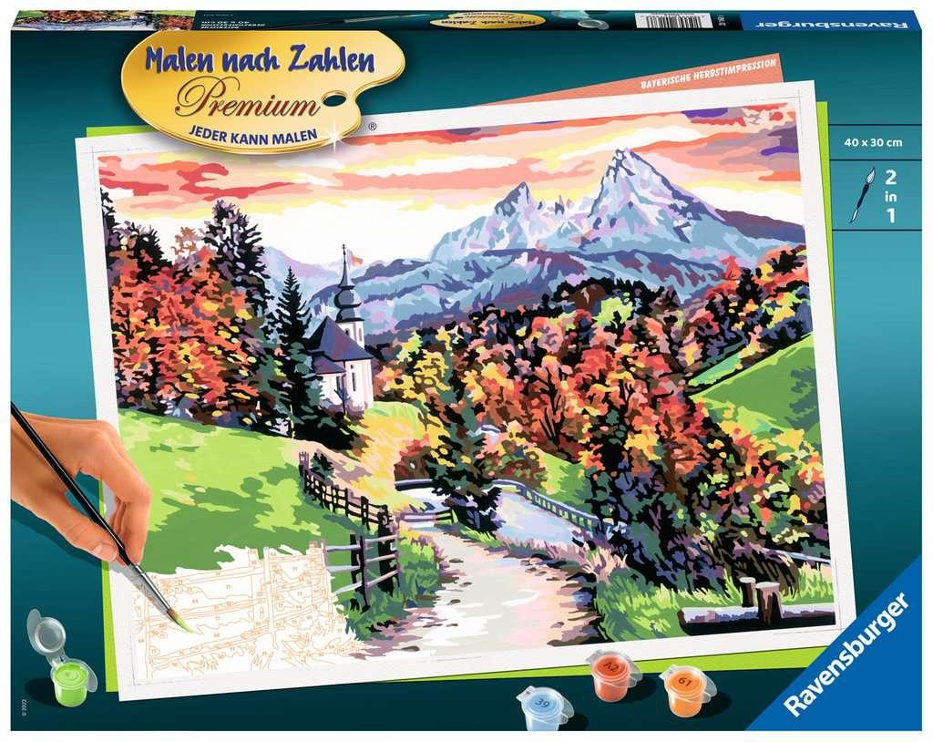 Malen nach Zahlen - Bayrische Herbstimpressionen