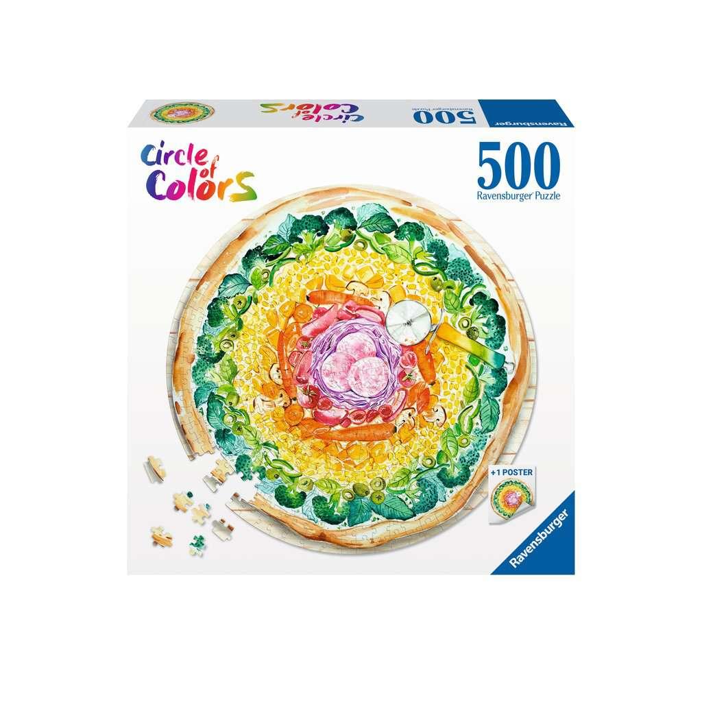 Ravensburger Puzzle - Circle of Colors: Pizza - 500 Teile