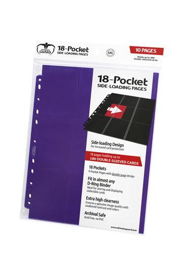 18-Pocket Side-Loading Pages (10) - Purple