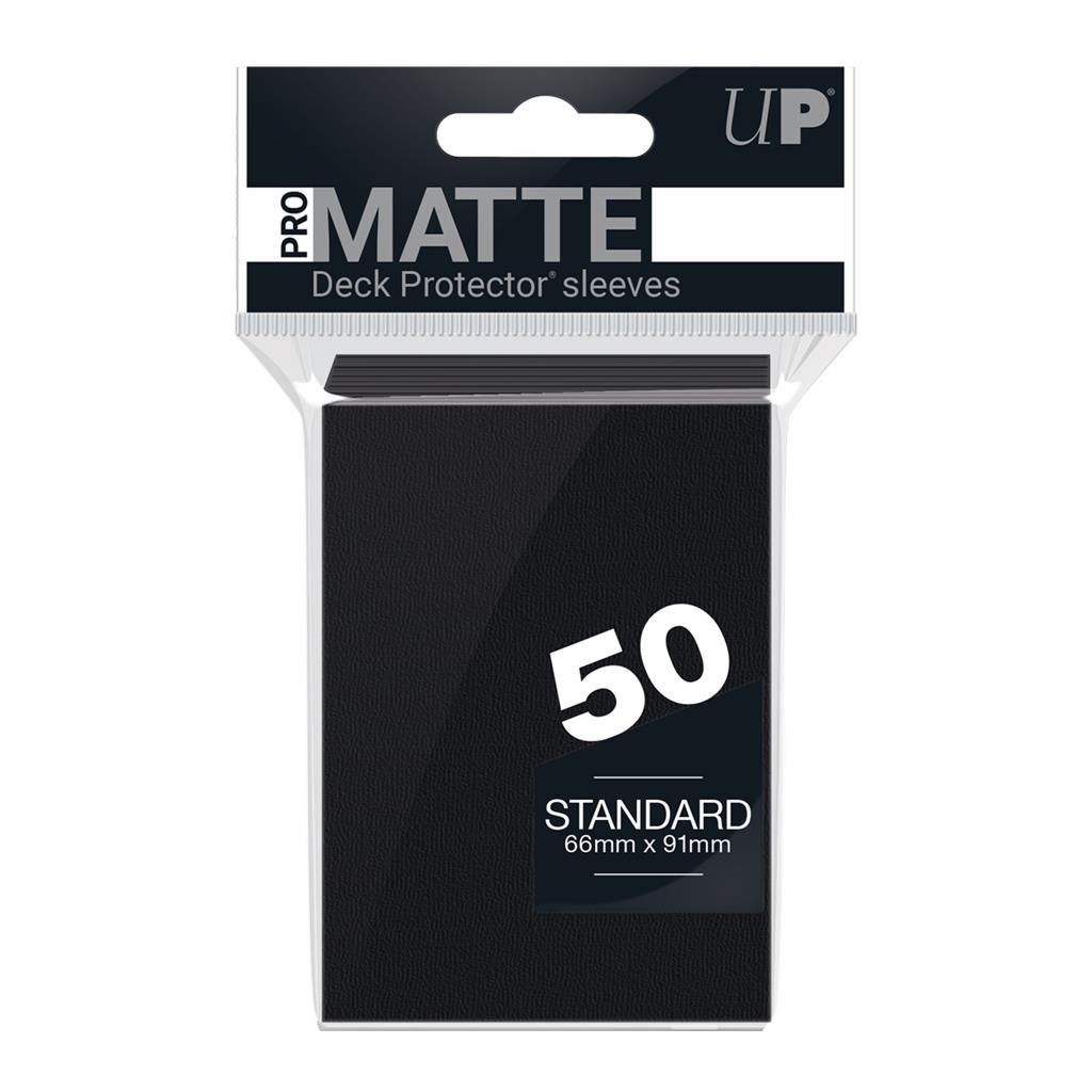 Ultra Pro - Pro Matte Standard Size 66x91 mm, Black (50 Sleeves)