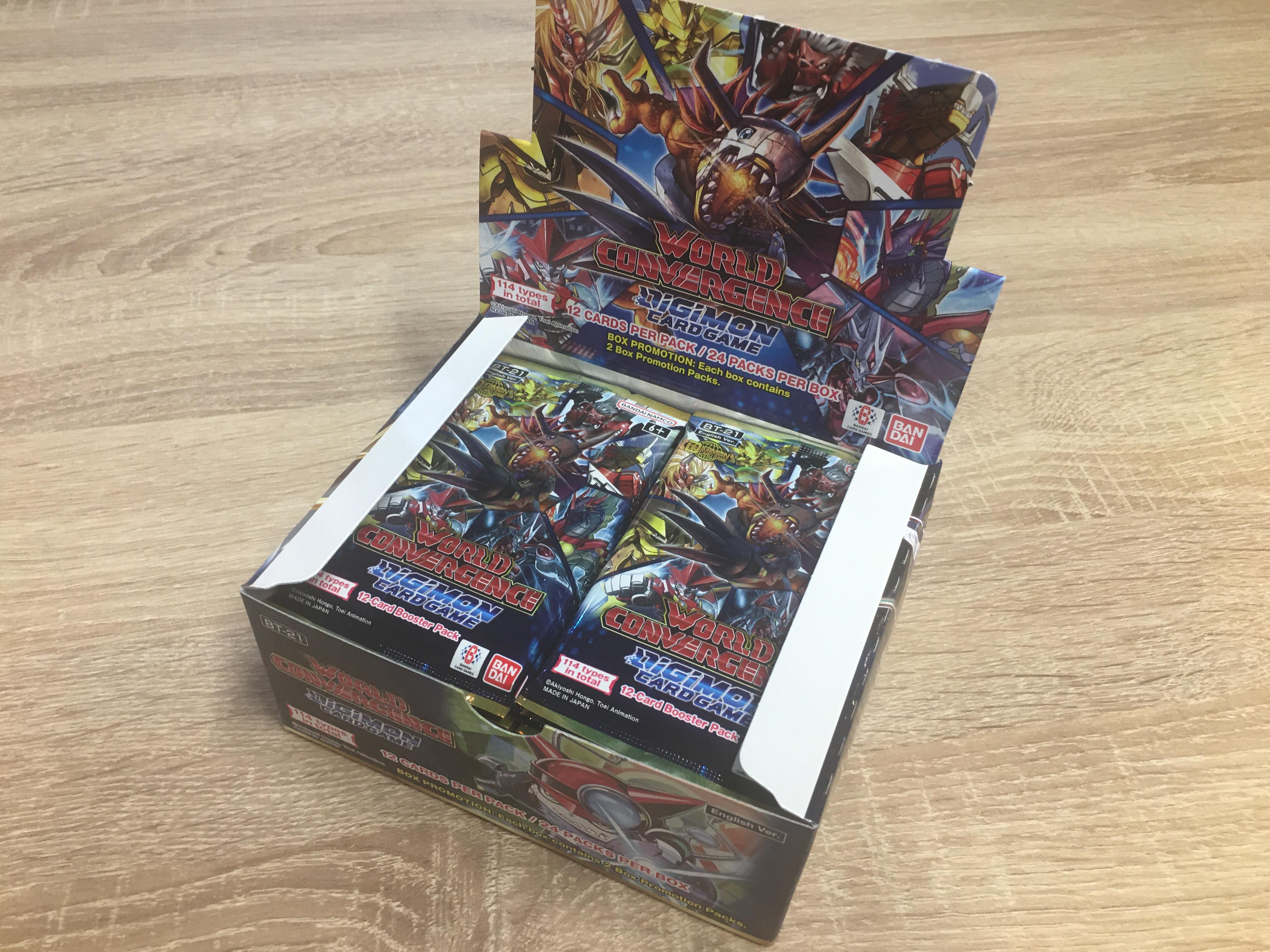 Digimon Card Game - Booster-Display BT-21: World Convergence (EN)