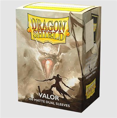 Dragon Shield - Card Sleeves: Valor Dual Matte, Standard Size (100 Sleeves)