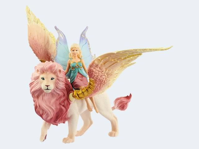 Schleich bayala 70714 - Elfe auf geflügeltem Löwen
