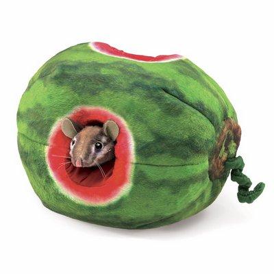 Folkmanis Fingerpuppe - Streifenhörnchen in Melone