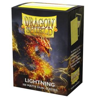 Dragon Shield - Card Sleeves: Lightning Dual Matte, Standard Size (100 Sleeves)