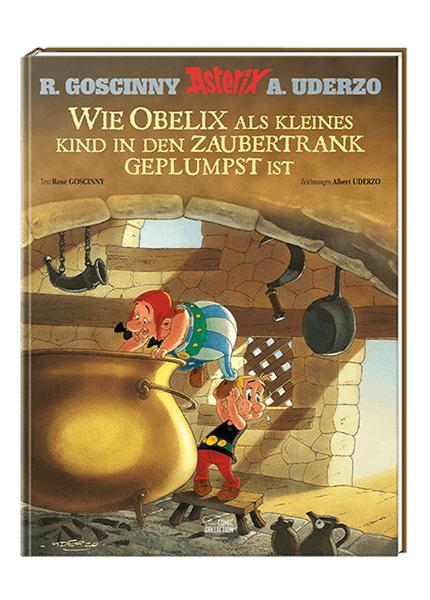Asterix - Wie Obelix als kleines Kind in den Zaubertrank geplumpst ist (gebundene Ausgabe)