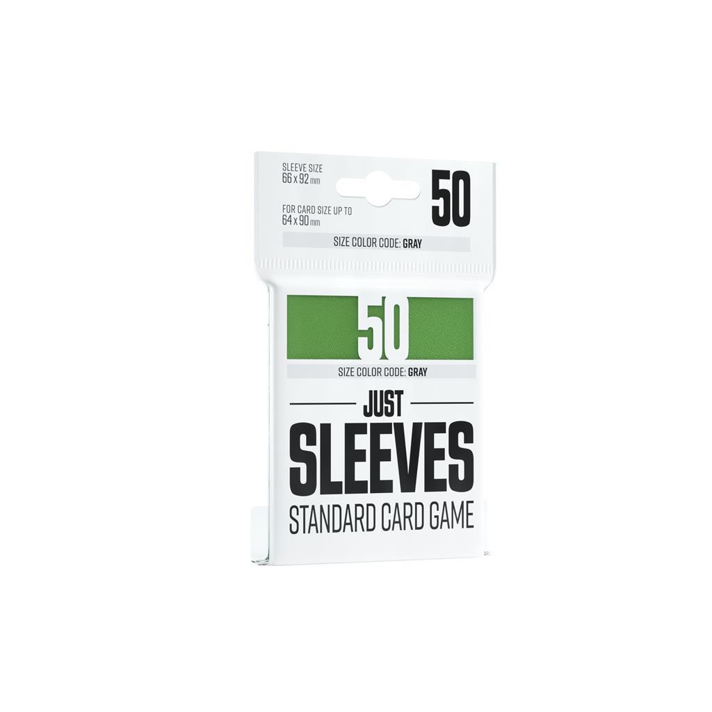 Gamegenic - Just Sleeves Standard Size, Green (50 Sleeves)