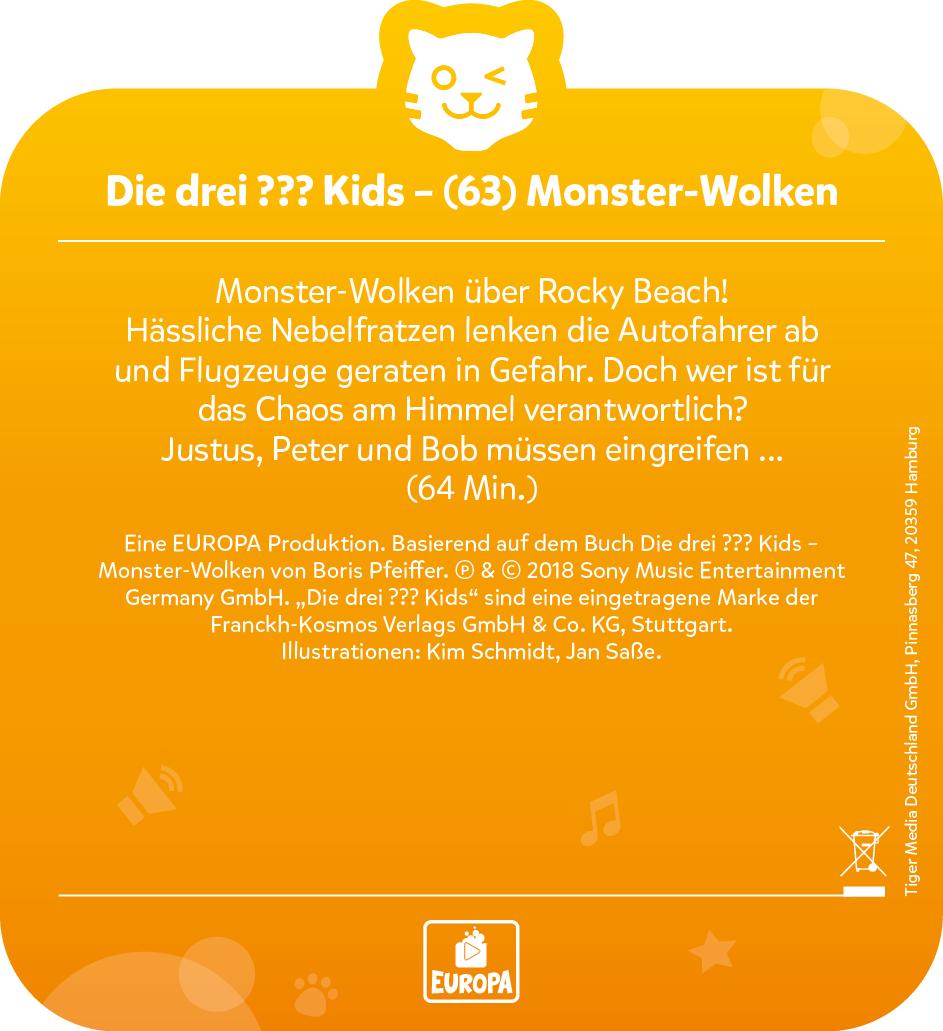 tigercard - Die drei ''' Kids 63: Monster-Wolken