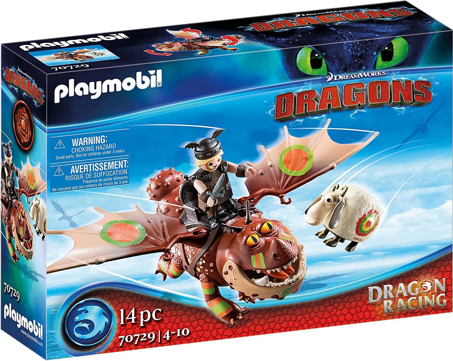 Playmobil 70729: Dragon Racings - Fischbein und Fleischklops