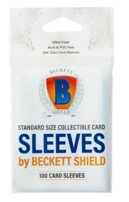Beckett Shield - Standard Card Sleeves (100 Sleeves)