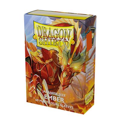 Dragon Shield - Card Sleeves: Ember Dual Matte, Japanese Size (60 Sleeves)