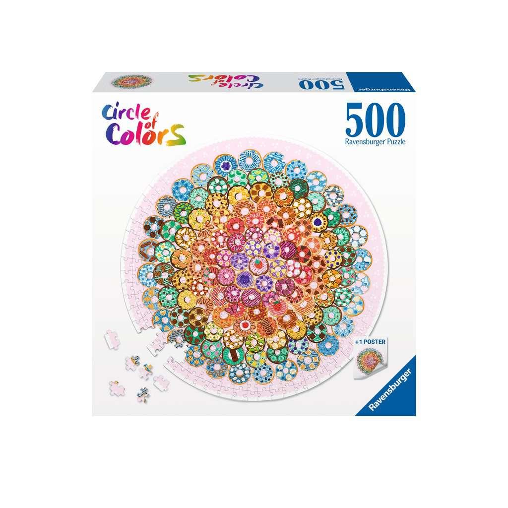 Ravensburger Puzzle - Circle of Colors: Donuts - 500 Teile