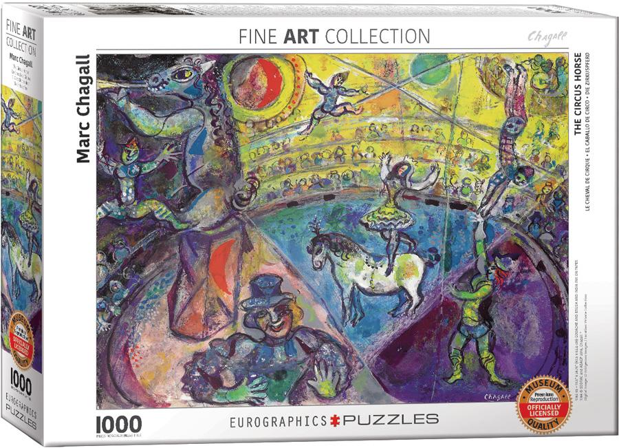 Eurographics Puzzle - Marc Chagall: Das Zirkuspferd - 1000 Teile