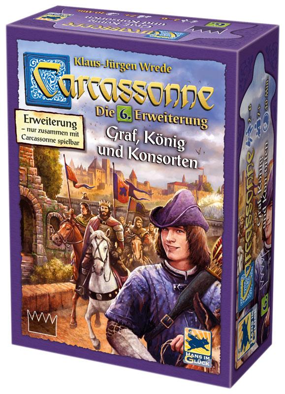 Carcassonne: Die 6. Erweiterung - Graf, König und Konsorten