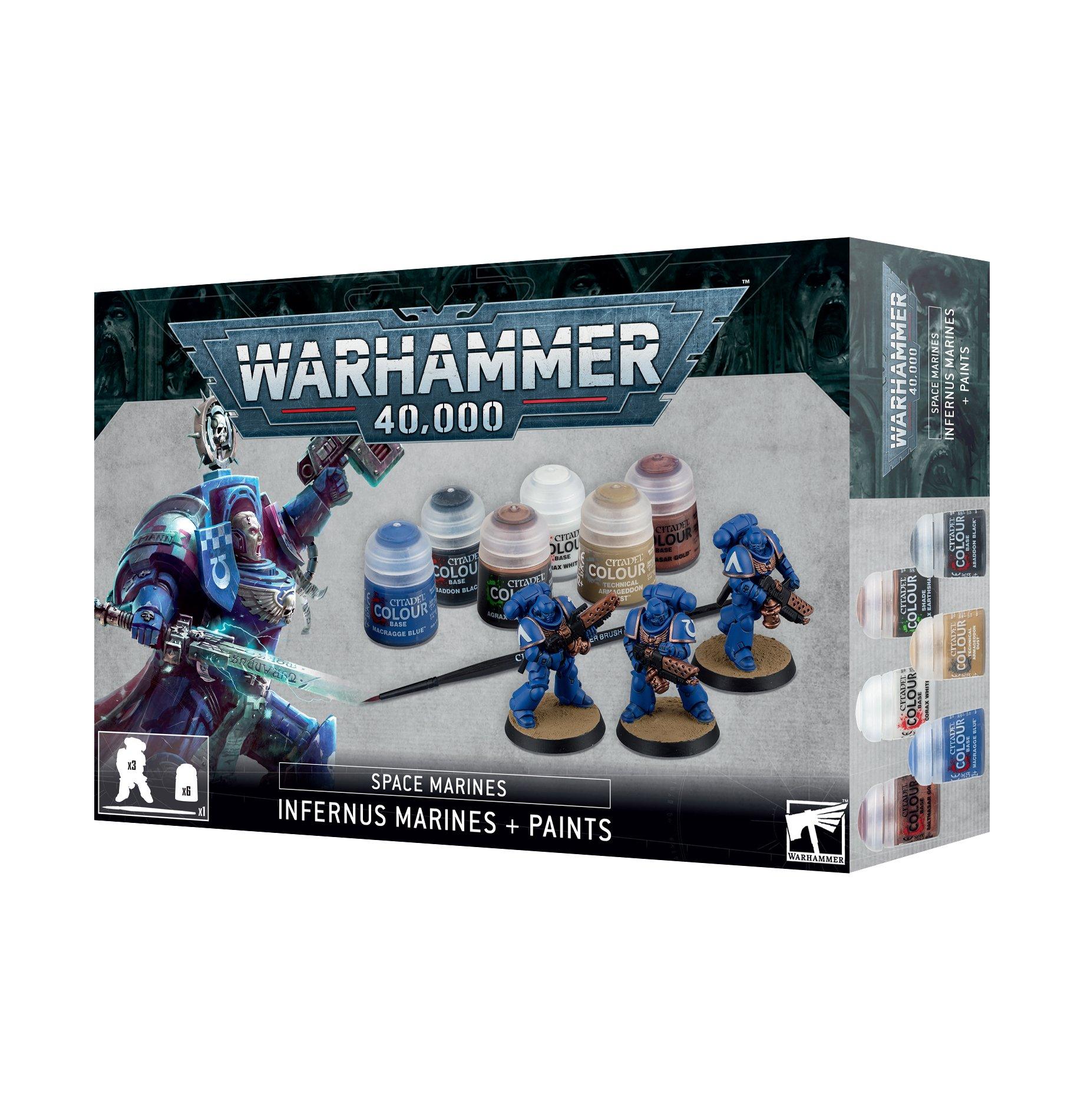 Warhammer 40,000: Space Marines - Infernus Marines & Paints (60-11)