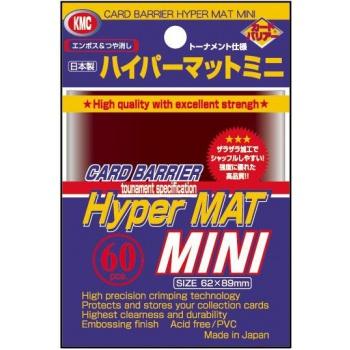 KMC Card Barrier - 62x89 mm, Hyper Mat Mini Red (60)