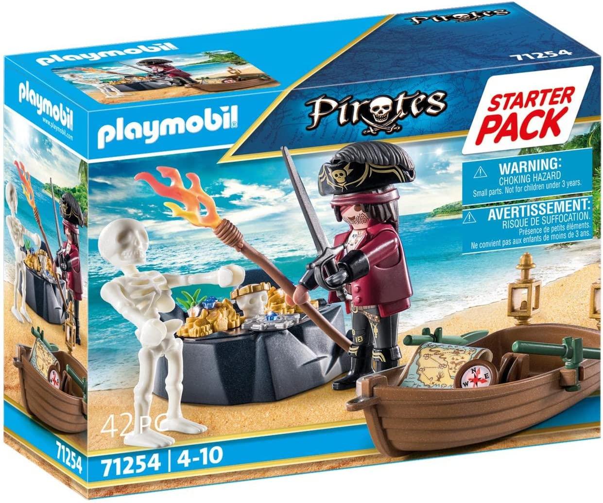 Playmobil 71254 - Starter Pack: Pirat mit Ruderboot