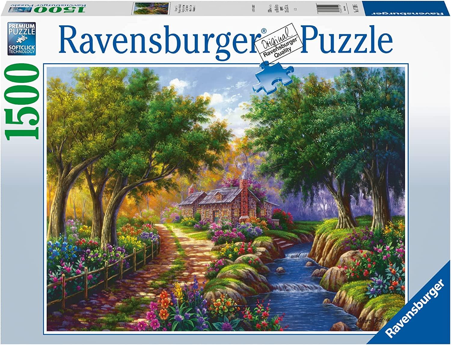 Ravensburger Puzzle - Cottage am Fluss - 1500 Teile