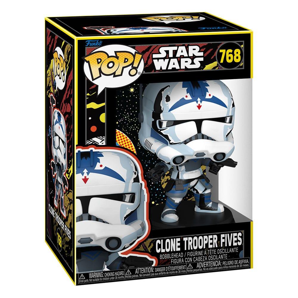 Funko POP! 768 - Star Wars : Clone Wars - Clone Trooper Fives (Retro) 9 cm
