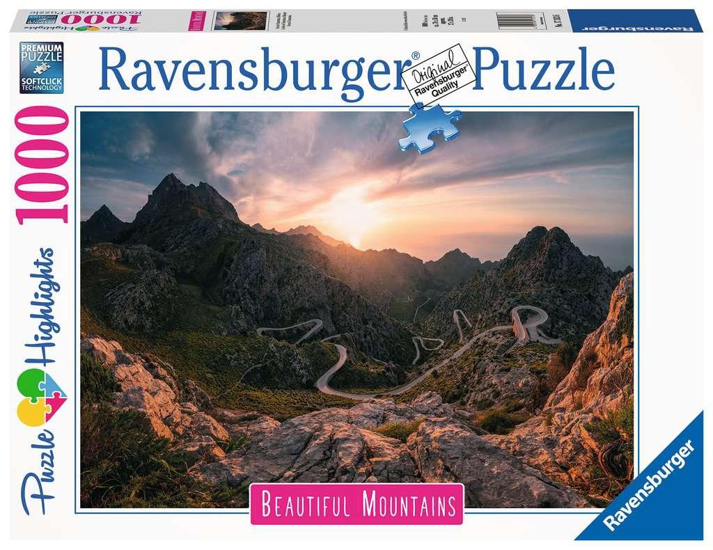Ravensburger Puzzle - Beautiful Mountains: Serra de Tramuntana, Mallorca - 1000 Teile