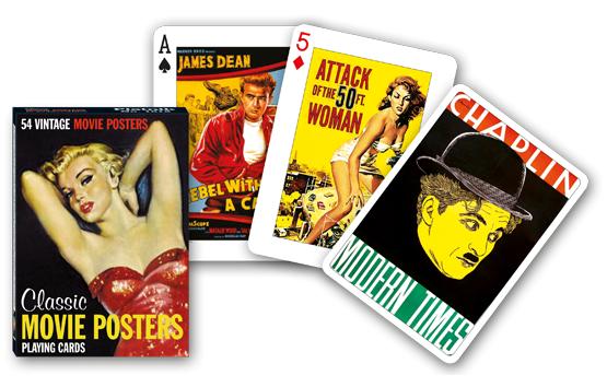 Spielkarten: Classic Movie Posters