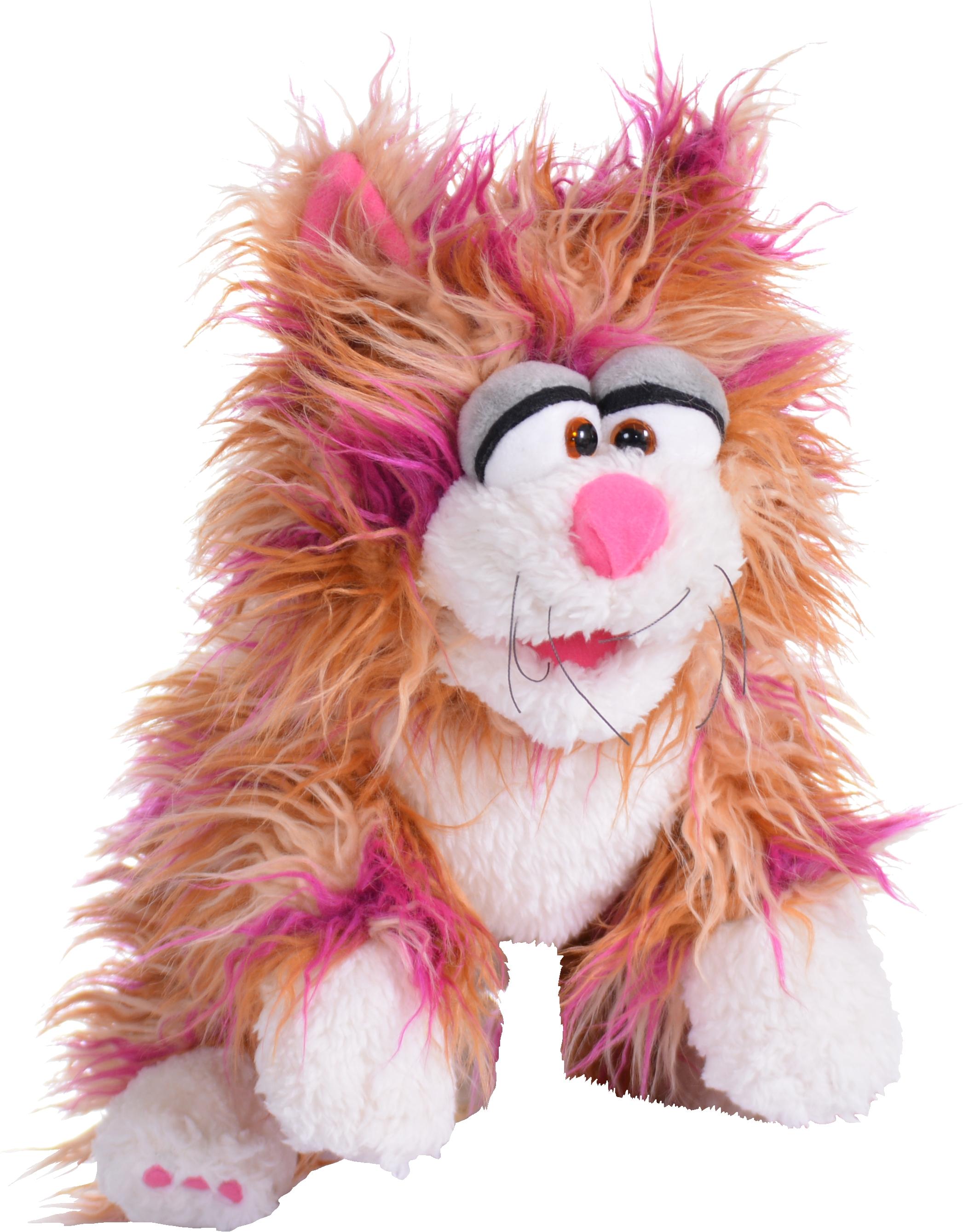 Handpuppe - Frau Schmittchen das bunte Kätzchen