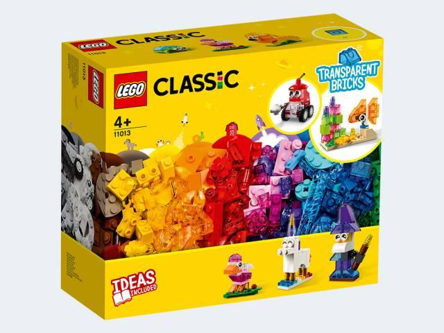 LEGO Classic 11013 - Kreativ-Bauset mit durchsichtigen Steinen