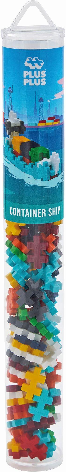 Plus-Plus - 100 Kreativbausteine: Container Ship