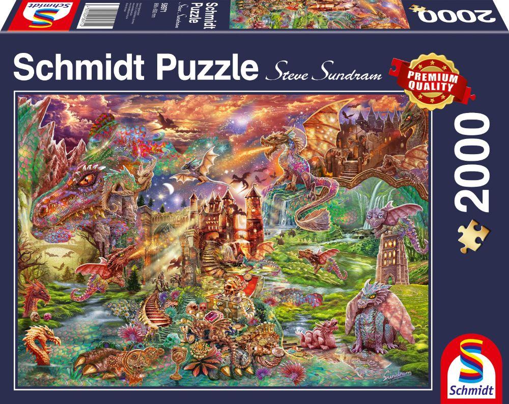 Schmidt Puzzle - Schatz der Drachen - 2000 Teile