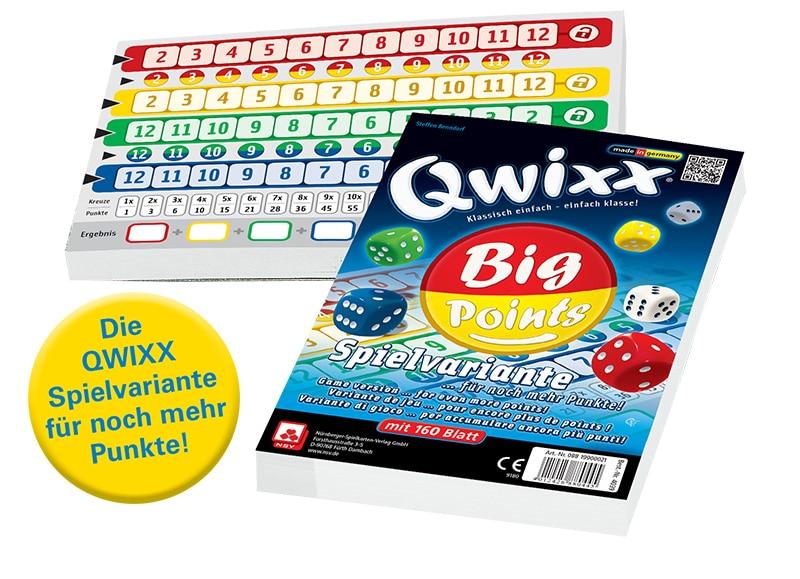 Qwixx - Spielvariante: Big Points