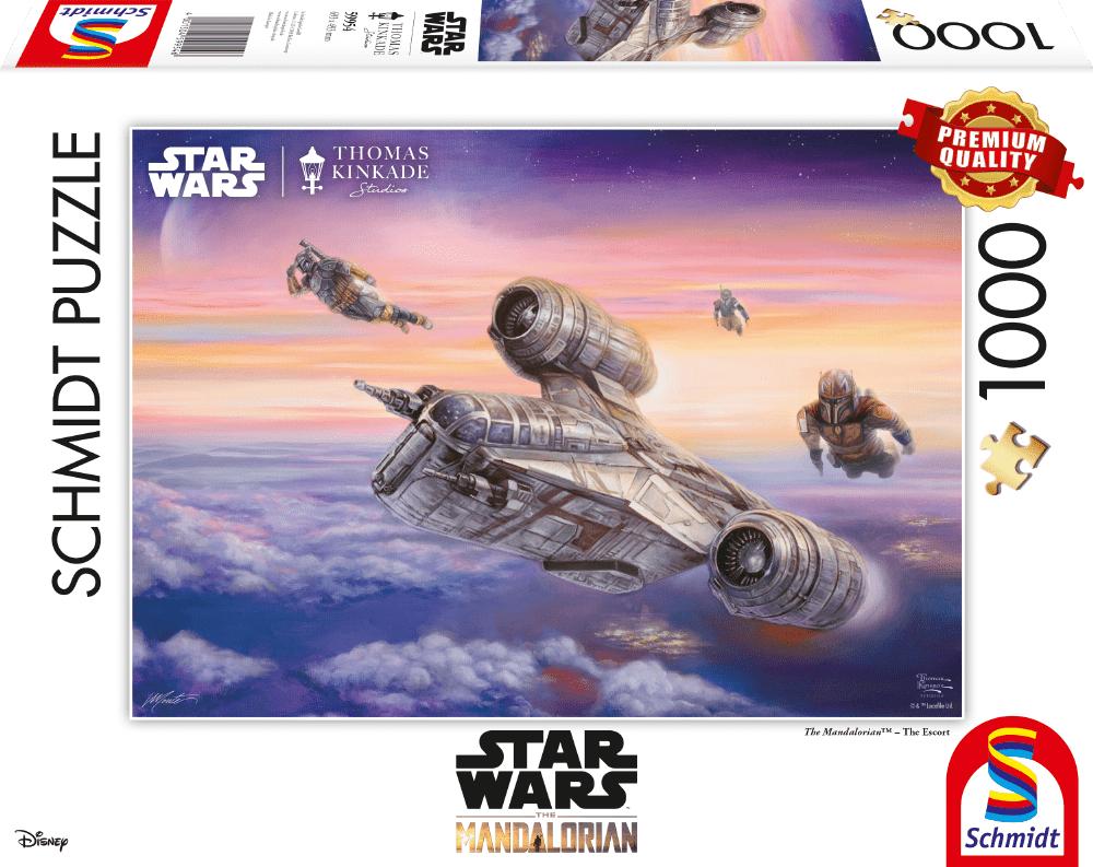 Schmidt Puzzle - Star Wars The Mandalorian: Die Eskorte - 1000 Teile 