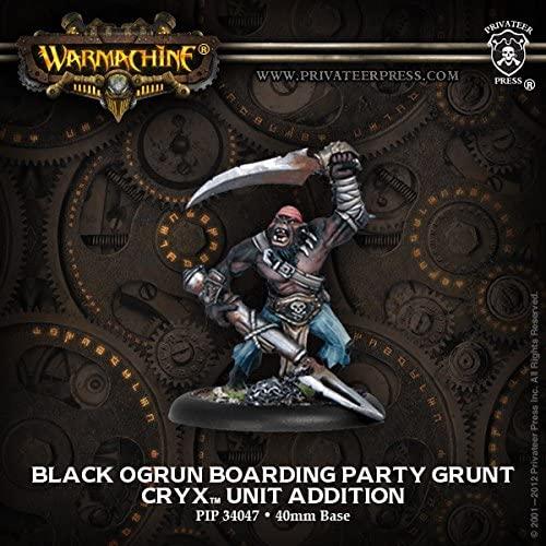 Warmachine - Crx: Black Ogrun Boarding Party Pirate (1), Troop