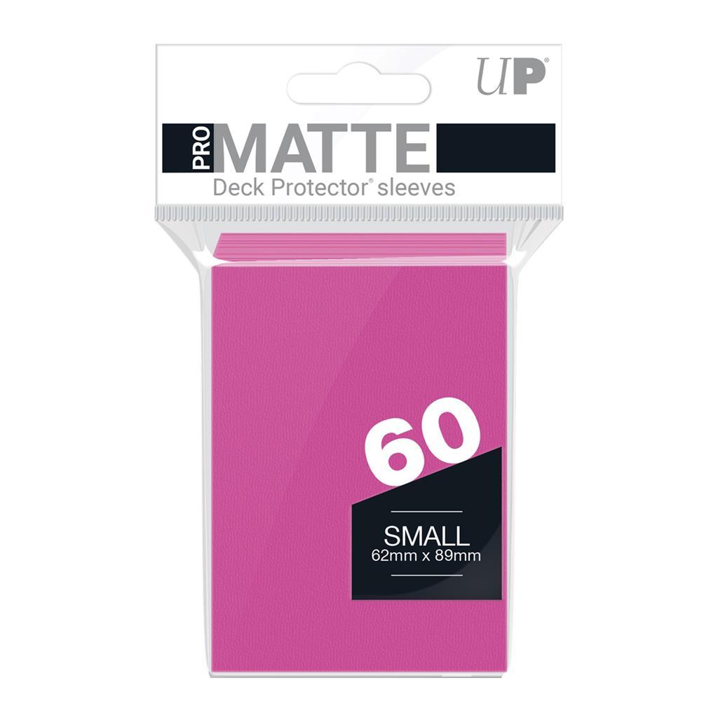 Ultra Pro - Pro Matte Small Size 62x89 mm, Bright Pink (60 Sleeves)