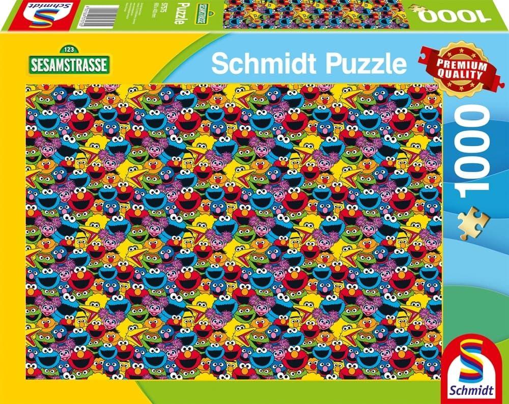 Schmidt Puzzle - Sesamstraße: Wer, wie, was' - 1000 Teile