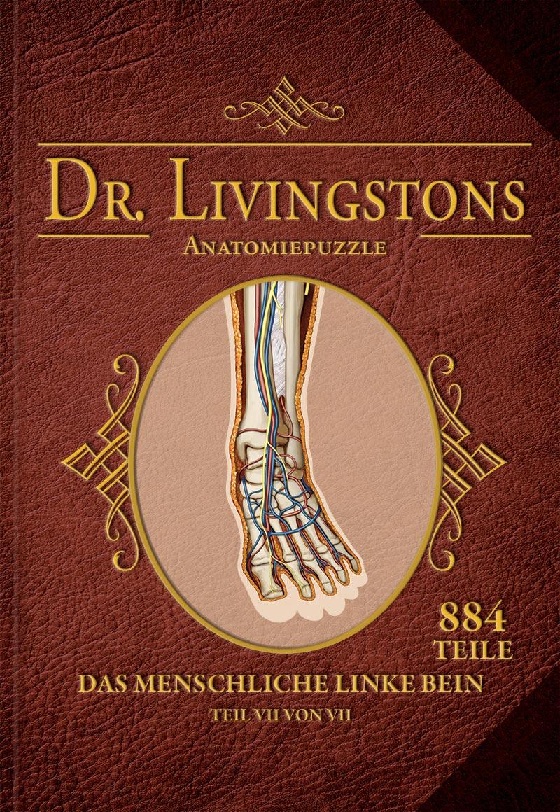 Dr. Livingstons Anatomiepuzzle - Das Linke Bein - 884 Teile