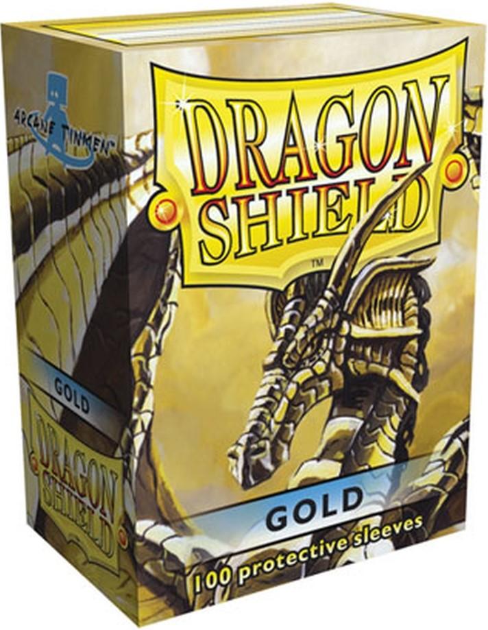 Dragon Shield - Card Sleeves: Classic Gold, Standard Size (100 Sleeves)