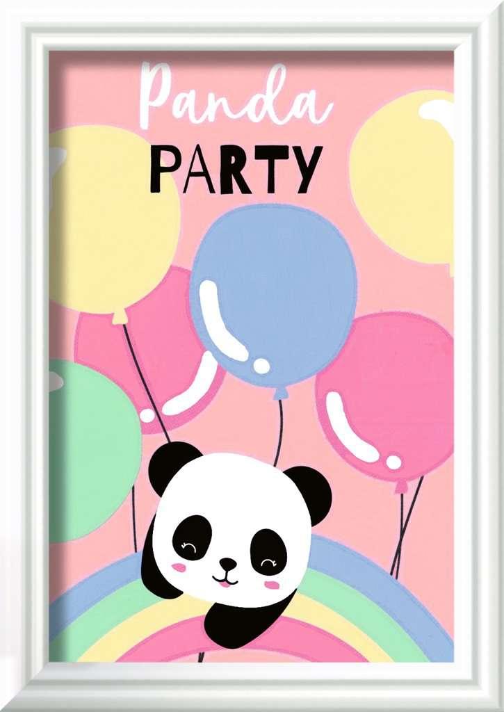Malen nach Zahlen - Panda Party